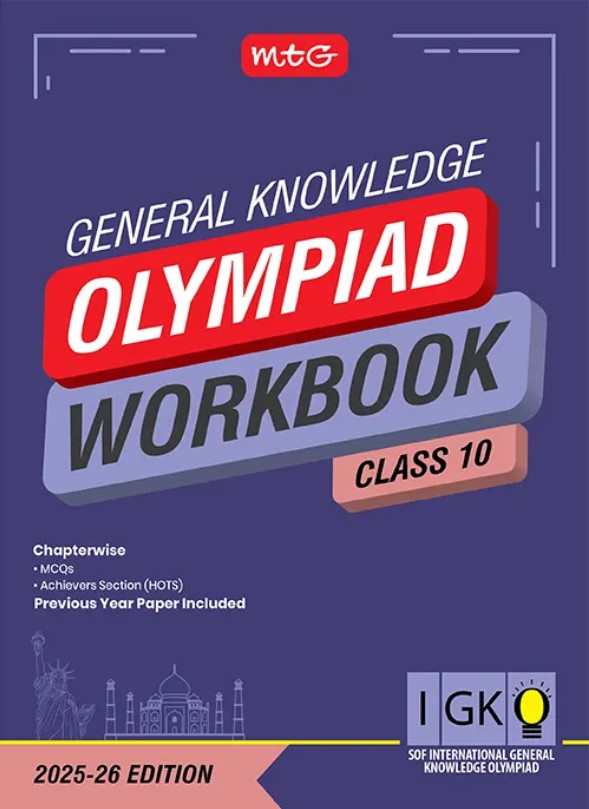 MTG International General Knowledge Olympiad (IGKO) Workbook for Class 10 - SOF Olympiad Preparation Books | 2025-2026 Edition